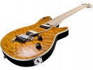 EVH Wolfgang Quilted Maple Top Trans Amber with Case Transparent Amber 