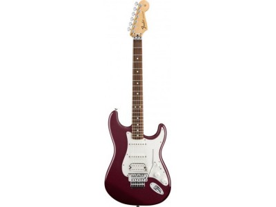 Fender Standard Strat HSS w/ Locking Tremolo. Rosewood Fretboard. Midnight Wine 