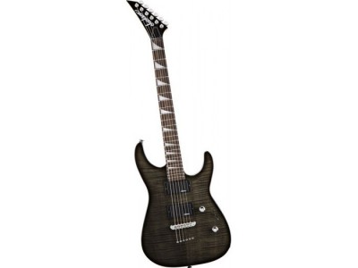 Jackson JS32RT Dinky. Rosewood Fretboard. Transparent Black. w/Gig Bag 