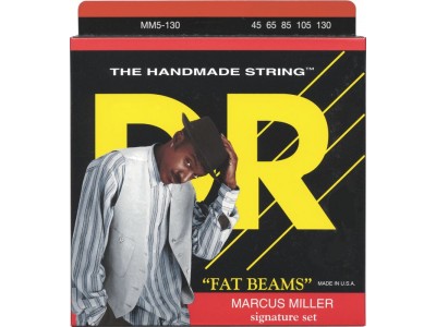 DR Strings MARCUS MILLER FAT BEAMS 5 STRING BASS LIGHT .130 LOW B (40-130) 