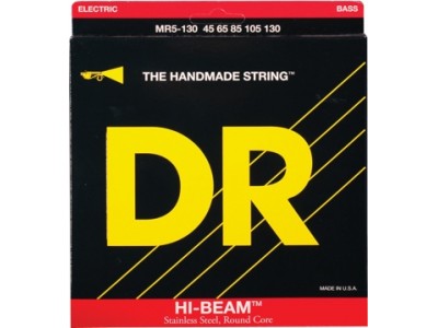 DR Strings Hi-Beam Stainless Steel Bass 5-String Set 