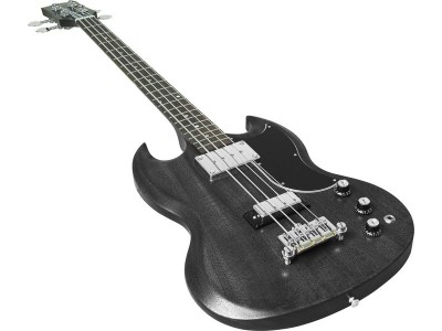 Gibson Legacy SG Standard Bass - Faded Worn Ebony Chrome T-Bird 