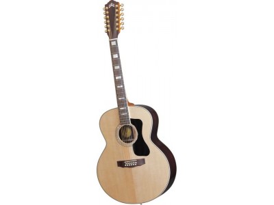 Guild F-1512. Rosewood Jumbo 12-String. Natural 