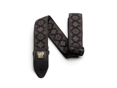 Ernie Ball P04093 CLASSIC JACQUARD GUITAR STRAP - BASS STRAP - REGAL BLACK 