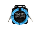 Ernie Ball P06412 FLEX INSTRUMENT CABLE STRAIGHT 10FT - BLUE  