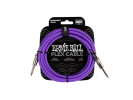 Ernie Ball P06415 FLEX INSTRUMENT CABLE STRAIGHT 10FT - PURPLE  