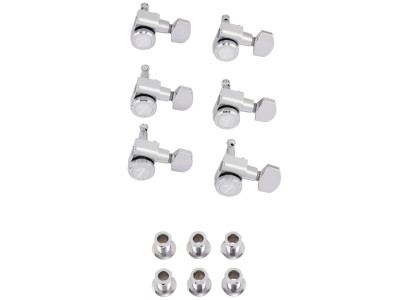 Fender PRIBOR Locking Stratocaster - Telecaster Tuning Machines Set - Chrome 