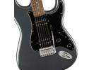 Squier By Fender Affinity Series Stratocaster HH LRL Charcoal Frost Metallic 