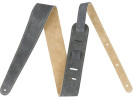 Fender PRIBOR Reversible Suede Straps Gray and Tan 