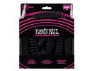 Ernie Ball P06044 Coiled Instrument Cable Straight/Straight 30ft - Black  