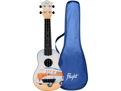 Flight TUS25 BUS Travel Soprano Ukulele 