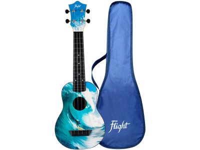 Flight TUS25 SURF Travel Soprano Ukulele 