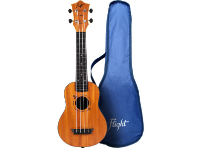 Flight TUS53 Mahogany Soprano Travel Ukulele 