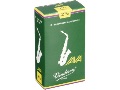 Vandoren Java Alto Saxophone Reeds - Strength 2.5 SR2625 