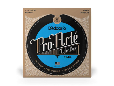 D'Addario HARD TENSION Nylon Classical Guitar Strings EJ46 