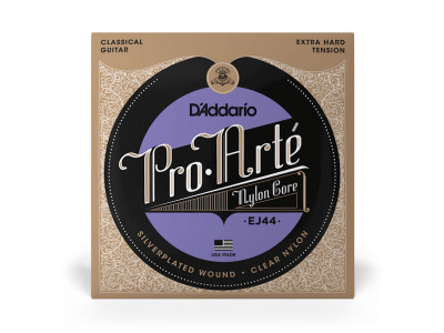 D'Addario EXTRA HARD TENSION Nylon Classical Guitar Strings EJ44 