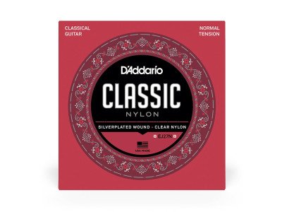 D'Addario NORMAL TENSION Nylon Student Classical Strings EJ27N 