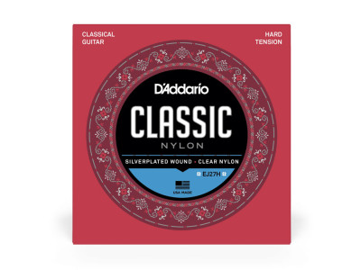 D'Addario HARD TENSION Nylon Student Classical Strings EJ27H 