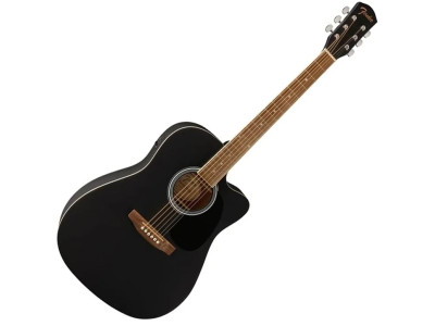 Fender FA-25CE Dreadnought WN Black 