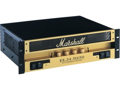 Marshall EL34 50/50 3U 50W + 50W Stereo Valve Power Amplifier  