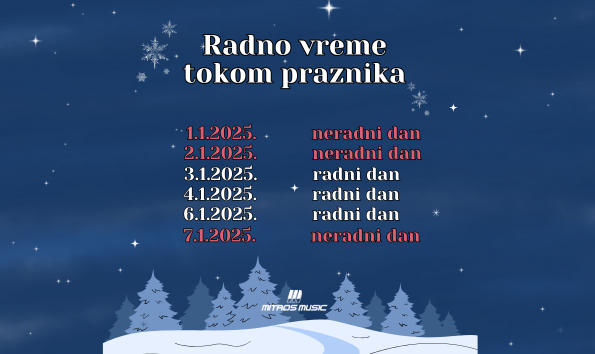 Radno Vreme Novogodišnji praznici