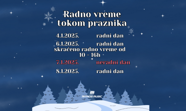 Radno Vreme Novogodišnji praznici